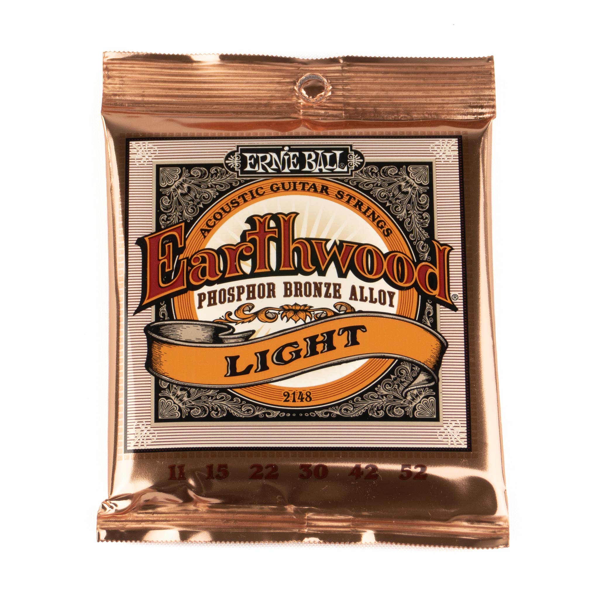 Ernie Ball 2148 Earthwood Light Strenge til Western .011 - .052 - BORG SOUND